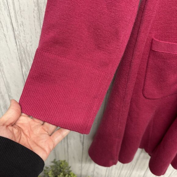 Womens Size S J.Crew Merino Wool Sweater Dress Pink EUC - Picture 6 of 7